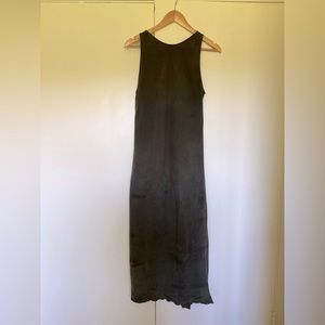 OZMA tank dress in dark green/charcoal Size M